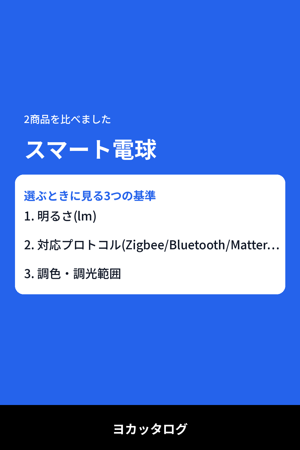スマートホーム化で照明を変えたいけど、電球選びで手が止まっていませんか